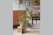Miniatuur Messing en katoenen wandlamp Pliss 2