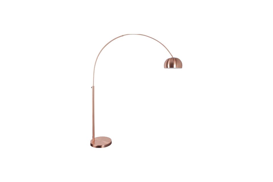 Metalen Bow Copper Floor Lamp - 7