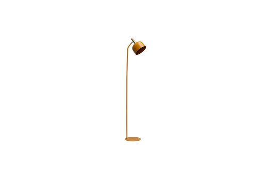 Metalen vloerlamp in klokwerkoranje