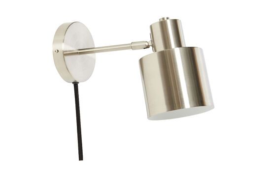Metalen wandlamp Fuse nikkel