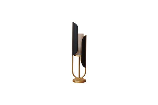 Moderna zwart en goud metalen tafellamp