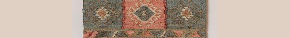 Benadrukte materialen Multicoloured katoenen vloerkleed 160x230 Patchwork