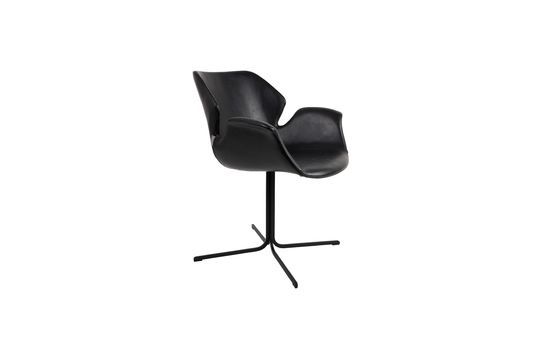 Nikki-fauteuil helemaal zwart Productfoto