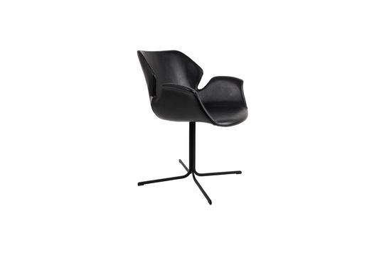 Nikki-fauteuil helemaal zwart