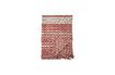 Miniatuur Noilhan plaid in rood gerecycled katoen 1