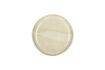 Miniatuur Nougat beige porseleinen aperitiefbordje 1