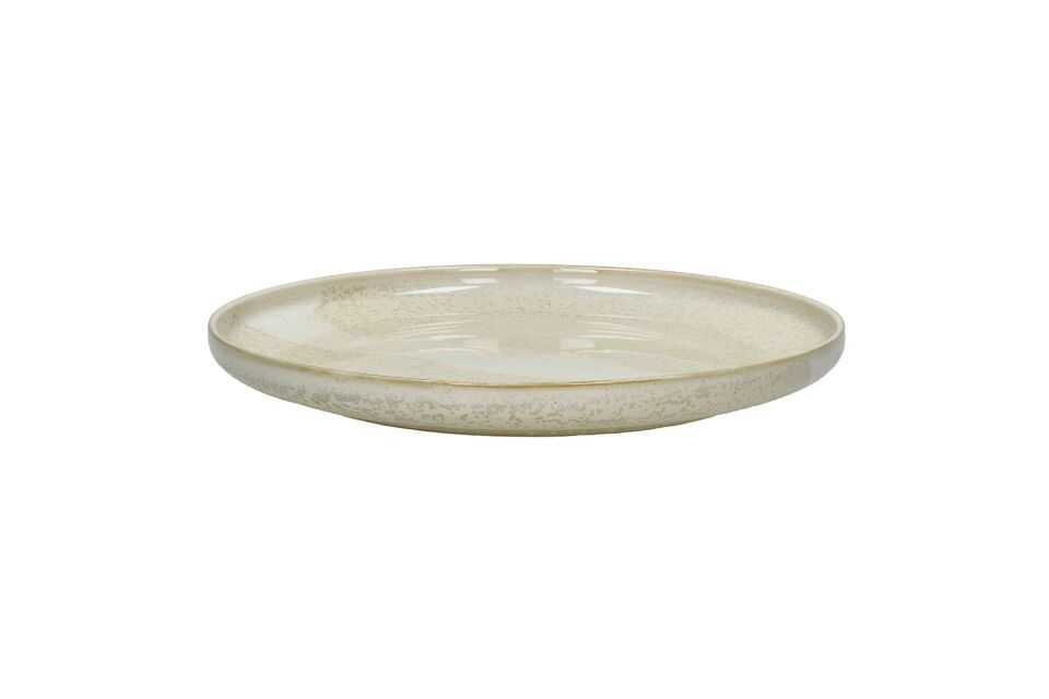 Nougat beige porseleinen dinerbord Pomax