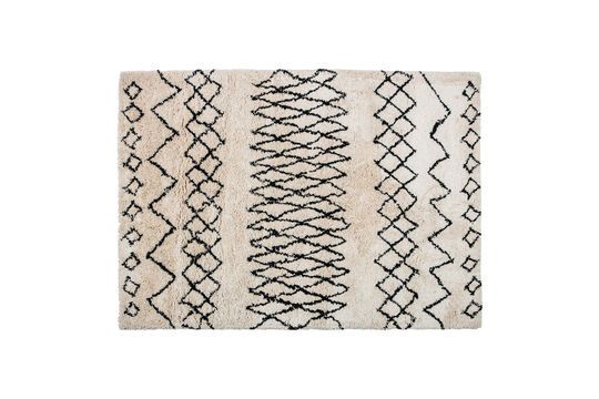 Off-white polyester tapijt Nando