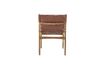 Miniatuur Ollie bruin lederen lounge stoel 11