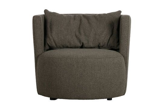 Ontdek bruine stoffen fauteuil Productfoto