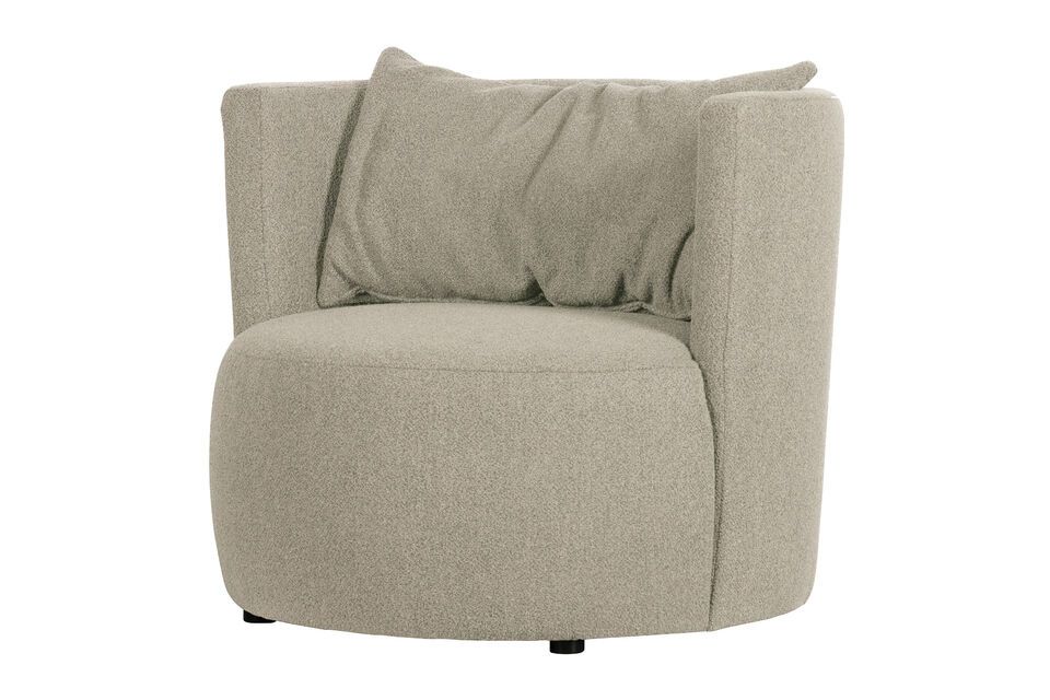 Ontdek de beige stoffen fauteuil Vtwonen