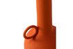 Miniatuur Oranje aluminium kandelaar Spartan 6