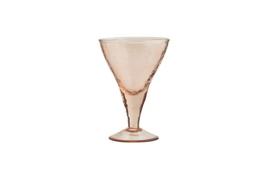 Oranje gehamerd glas cocktailglas Marto Productfoto