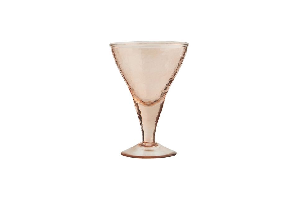 Oranje gehamerd glas cocktailglas Marto Madam Stoltz