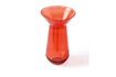 Miniatuur Oranje glazen vaas h45cm Lange hals 2