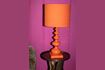 Miniatuur Oranje ijzeren lamp When Orange is King 1