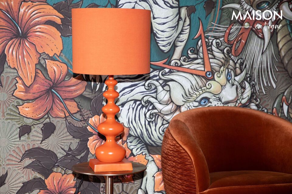De When Orange is King tafellamp is een ode aan durf en creativiteit