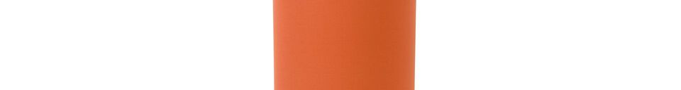 Benadrukte materialen Oranje ijzeren lamp When Orange is King