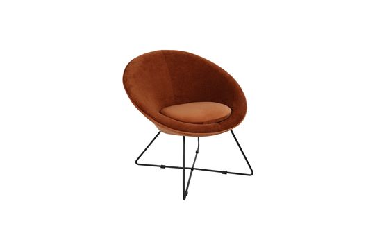 Oranje Velours Garbo Fauteuil