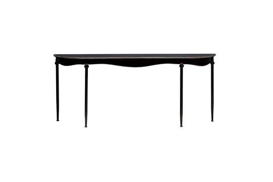Orleans zwart metalen console