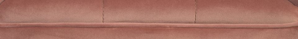 Benadrukte materialen Oude roze Kate fauteuil