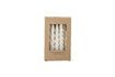 Miniatuur Pak van 12 Twist witte paraffinekaarsen 6
