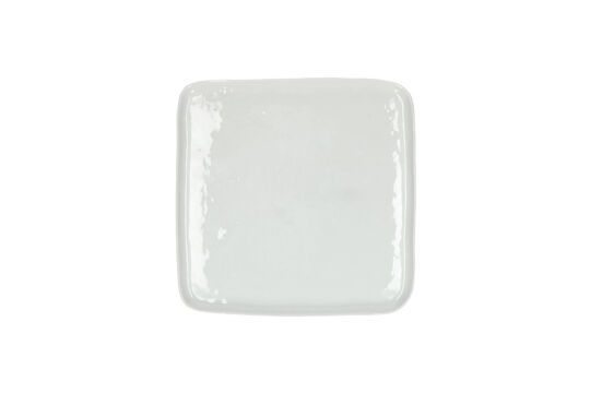 Platte witte porseleinen schaal D27 Productfoto