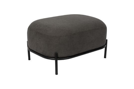 Polly Grey Pouf Productfoto