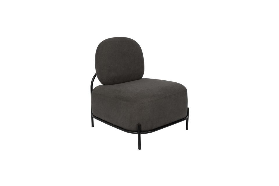 Polly grijze loungestoel White Label
