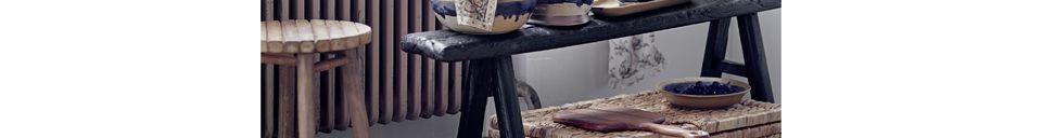 Benadrukte materialen Pot met deksel en lepel Solange