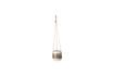 Miniatuur Rezan beige steengoed hangende bloempot 1