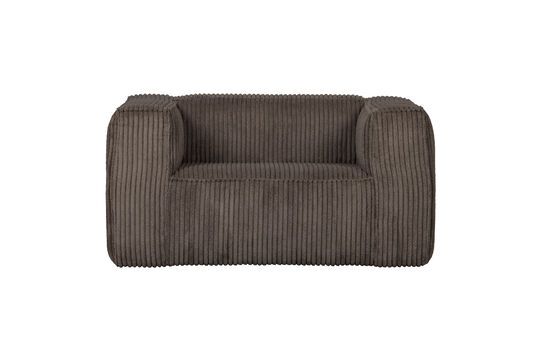 Ribcord fauteuil taupe Bean Productfoto