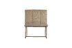 Miniatuur Ribcord fauteuil zand Fie 1