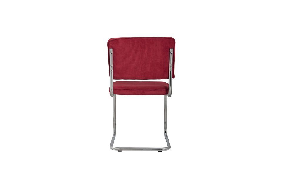 Ridge Rib Rood Stoel - 6