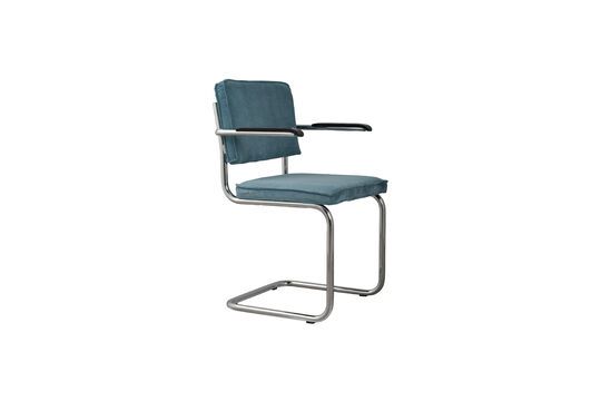 Ridge Stoel Blauwe Stof Productfoto