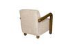 Miniatuur Robinson Fauteuil van Beige Fluweel 7