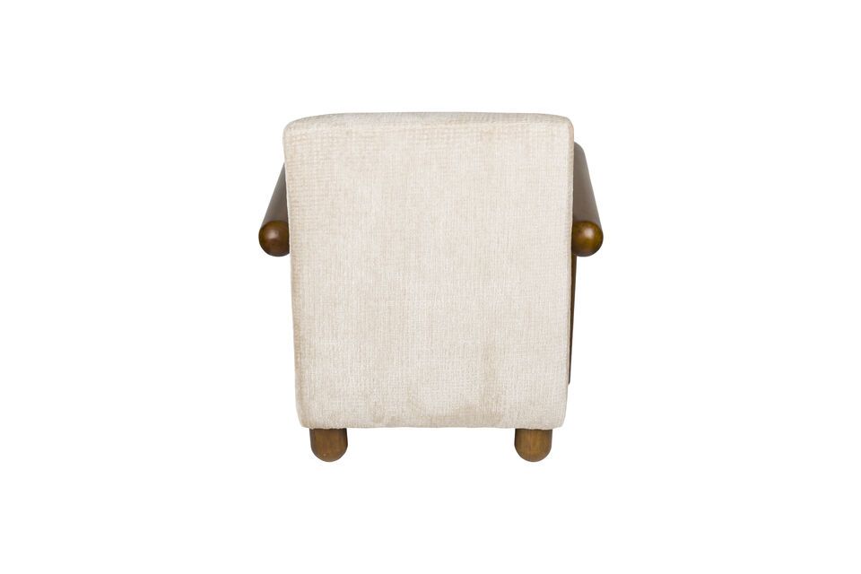 Robinson Fauteuil van Beige Fluweel - 6
