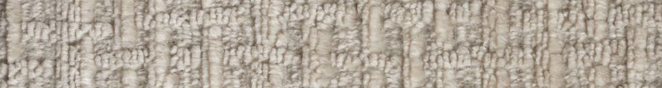 Benadrukte materialen Robinson Fauteuil van Beige Fluweel