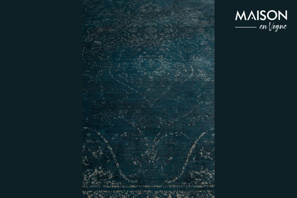 Robuust blauw tapijt - 9