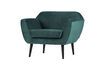 Miniatuur Rocco blauw fluwelen fauteuil 3