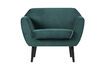 Miniatuur Rocco blauw fluwelen fauteuil 1