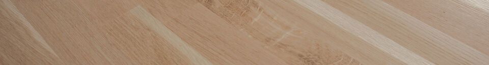 Benadrukte materialen Rond houten tafelblad Tablo
