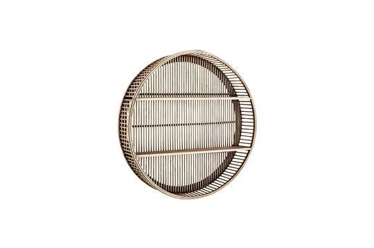 Ronde bamboe wandplank Seol beige
