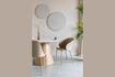 Miniatuur Ronde beige houten eettafel Almira 1