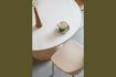 Miniatuur Ronde beige houten eettafel Almira 2
