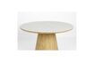 Miniatuur Ronde beige houten eettafel Almira 5
