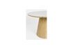 Miniatuur Ronde beige houten eettafel Almira 6