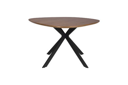 Ronde beige houten eettafel Chase Productfoto
