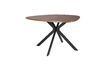 Miniatuur Ronde beige houten eettafel Chase 4