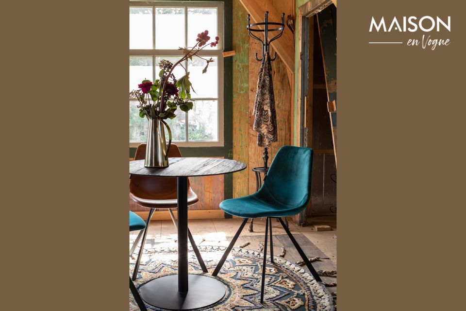 Ronde Bistro Braza tafel zwart Dutch Bone